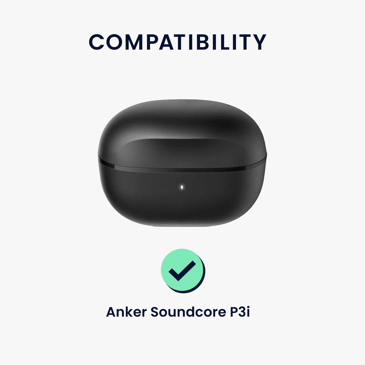 Silicone Case for Anker Soundcore P3i Don't touch my Headphones