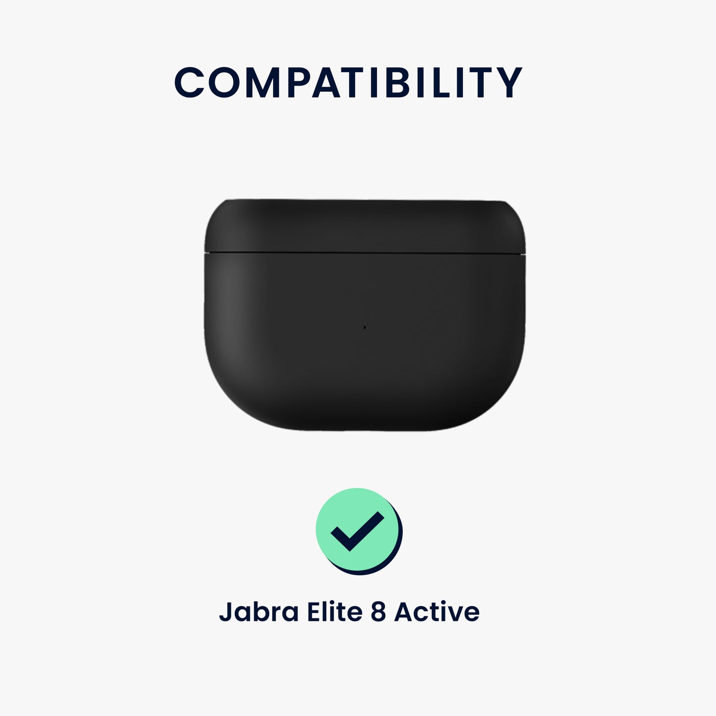 Silicone case for Jabra Elite 8 Active Don't touch my Headphones