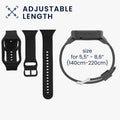 kwmobile Sport Band compatible with Xiaomi Smart Band 8 Pro / Band 9 Pro / Redmi Watch 5 / Redmi Watch 4 - Strap for Fitness Tracker - with Protective Bumper