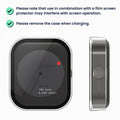 kwmobile Glass Case for CMF by Nothing Watch Pro (D395) Protective Case Fullbody Fitness Tracker Case Set