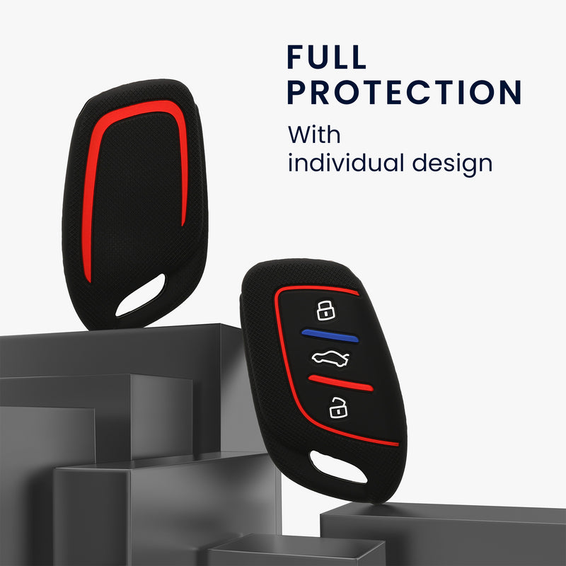 kwmobile Car Key Protection Case compatible with MG 3-Button ZS MG4 MG5 MG6 Case