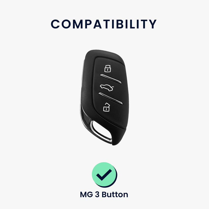 kwmobile Car Key Protection Case compatible with MG 3-Button ZS MG4 MG5 MG6 Case