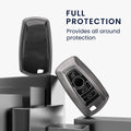 kwmobile Car Key Cover Compatible with BMW 3-Button Keyless Go Car Key - Silicone Case Remote Cover
