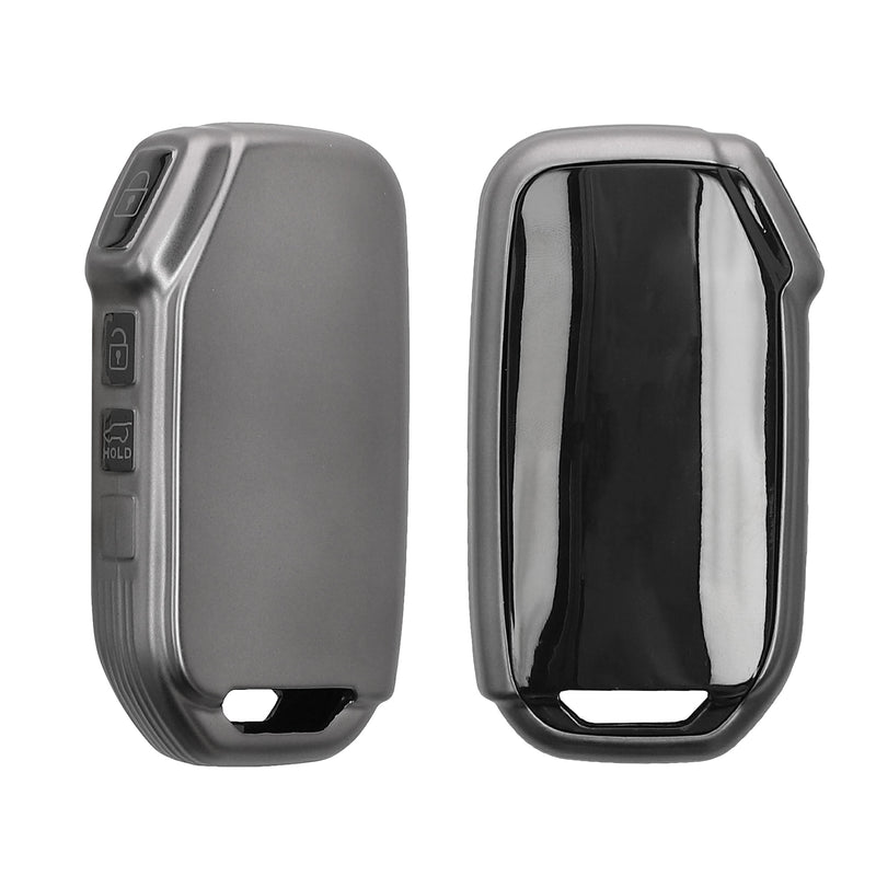 kwmobile Car Key Cover Compatible with Kia 3-Button Smart Key Car Key - Silicone Cover