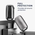 kwmobile Car Key Cover Compatible with Kia 3-Button Smart Key Car Key - Silicone Cover