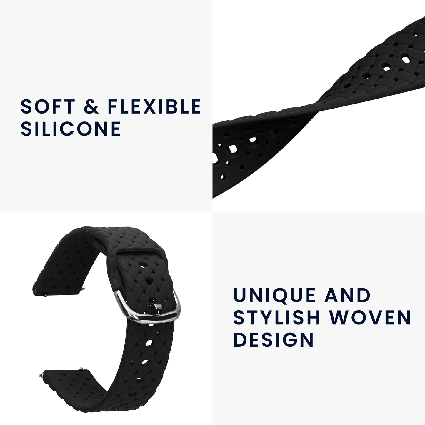 kwmobile Replacement Strap Compatible with Garmin Forerunner 55 Strap