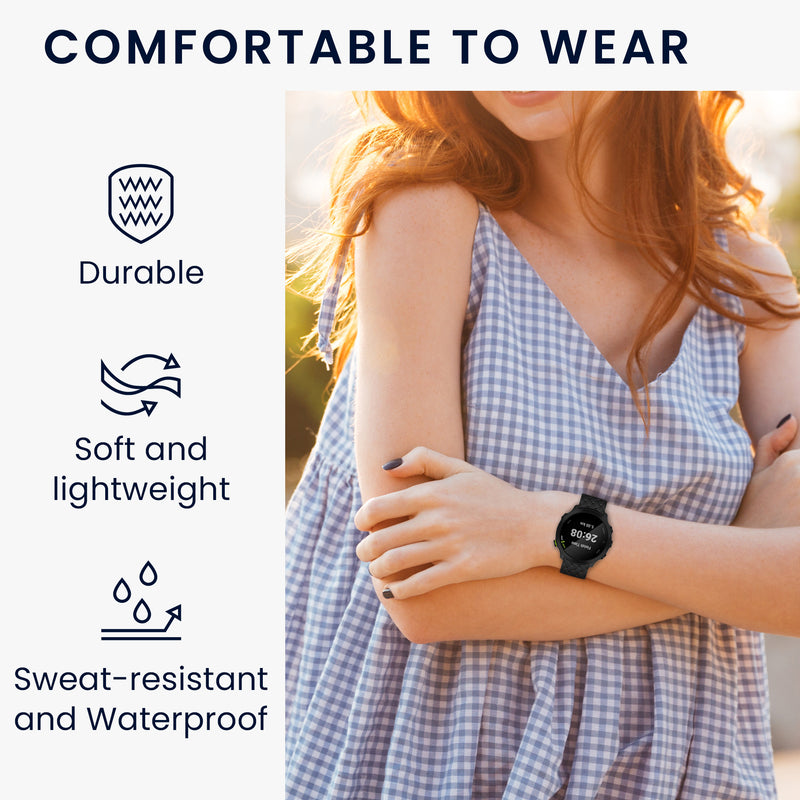 kwmobile Replacement Strap Compatible with Garmin Forerunner 55 Strap