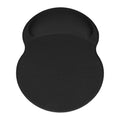 kwmobile Mouse Pad with Wrist Rest - Mouse Mat with Polyester and Silicone Wrist Support - Mouse Pad with Palm Rest for Office Gaming Desk