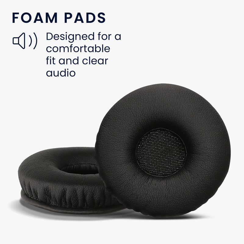 kwmobile Ear Pads for Jabra Biz 2300 USB Duo / Biz 2300 QD / Biz 2300 USB MS Ear Cushion Replacement Ear Pads Headphone Spare Parts Headphone Replacement Pads for Over Ear Headphones