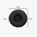 kwmobile Ear Pads for Jabra Biz 2300 USB Duo / Biz 2300 QD / Biz 2300 USB MS Ear Cushion Replacement Ear Pads Headphone Spare Parts Headphone Replacement Pads for Over Ear Headphones