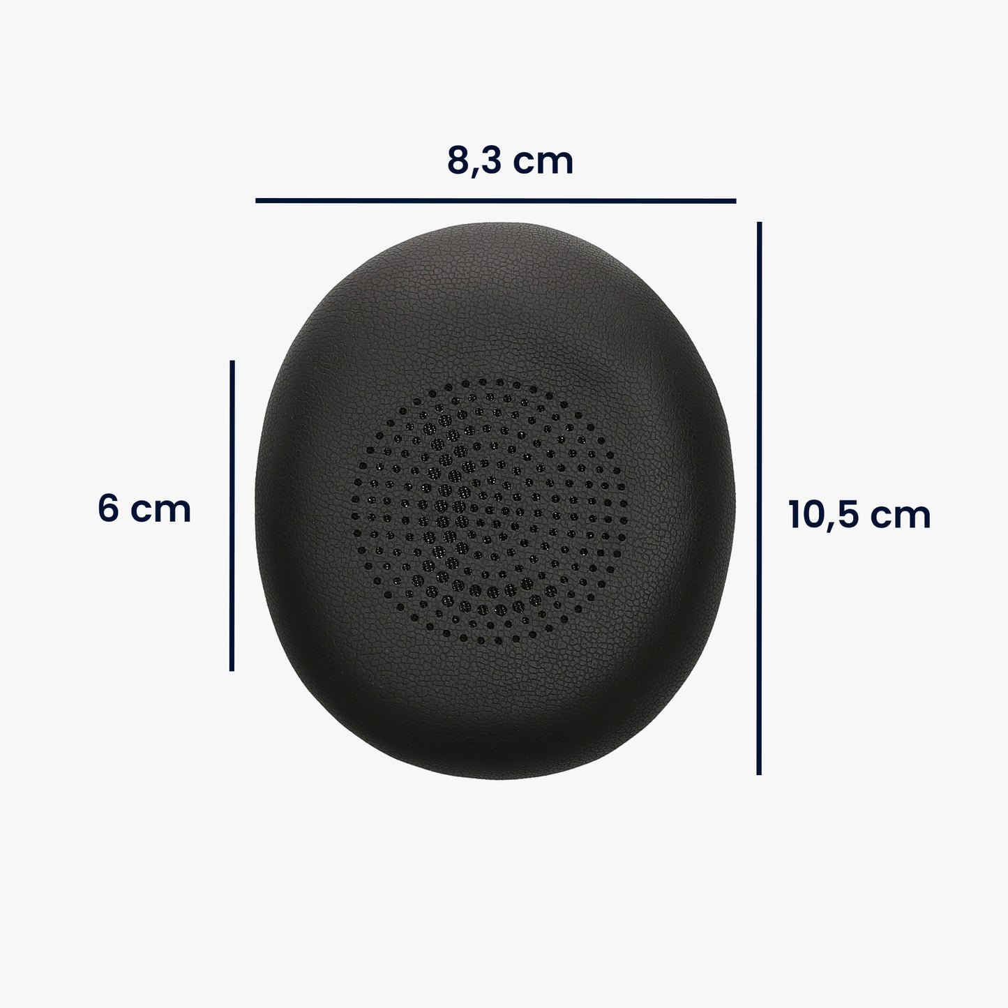2x Ear Pads for Jabra Jabra Elite 45h / Evolve2 65 / Evolve2 40