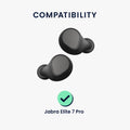 kwmobile Replacement In-Ear Headphones compatible with Jabra Elite 7 Pro Pads Earplugs In-Ear Earbuds