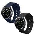 kwmobile Watch Strap for Xiaomi Watch 2 / OPPO Watch X / OnePlus Watch 2 - Fitness Tracker Band Set - Replacement Smartwatch Strap