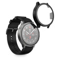 kwmobile Glass Case for OnePlus Watch 2 / OPPO Watch X Protective Cover Full-Body Fitness Tracker Case Set