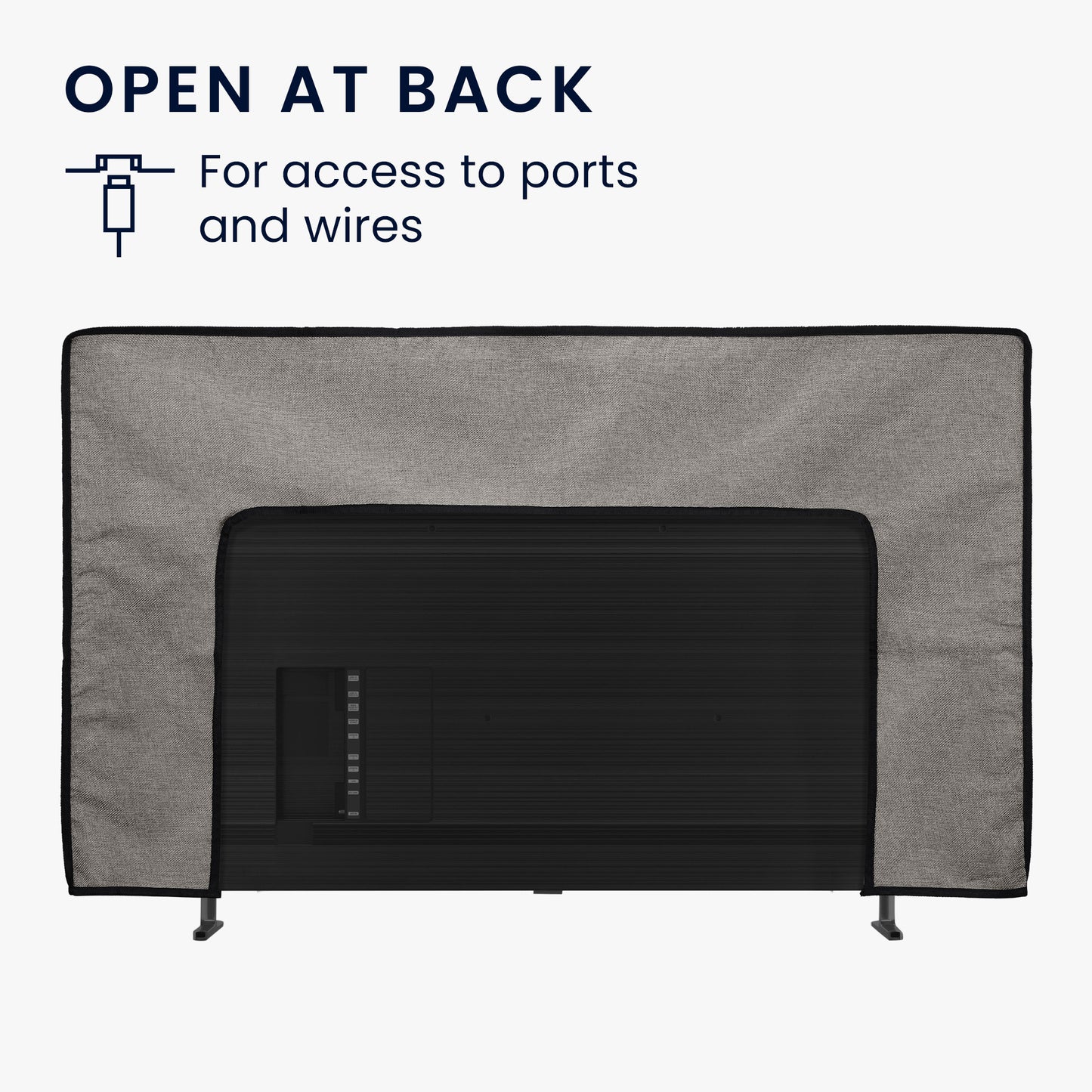 kwmobile 85" TV Cover Indoor - Television Protector