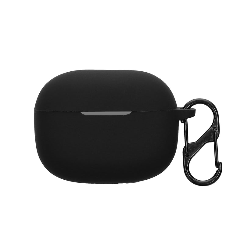 kwmobile Hülle kompatibel mit EarFun Air 2 Kopfhörer - Silikon Schutzhülle Etui Case Cover Schoner in Schwarz Schwarz  