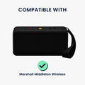 kwmobile Protective Case compatible with Marshall Middleton Wireless Case - Dust Cover for Mini Speaker - Speaker Cover