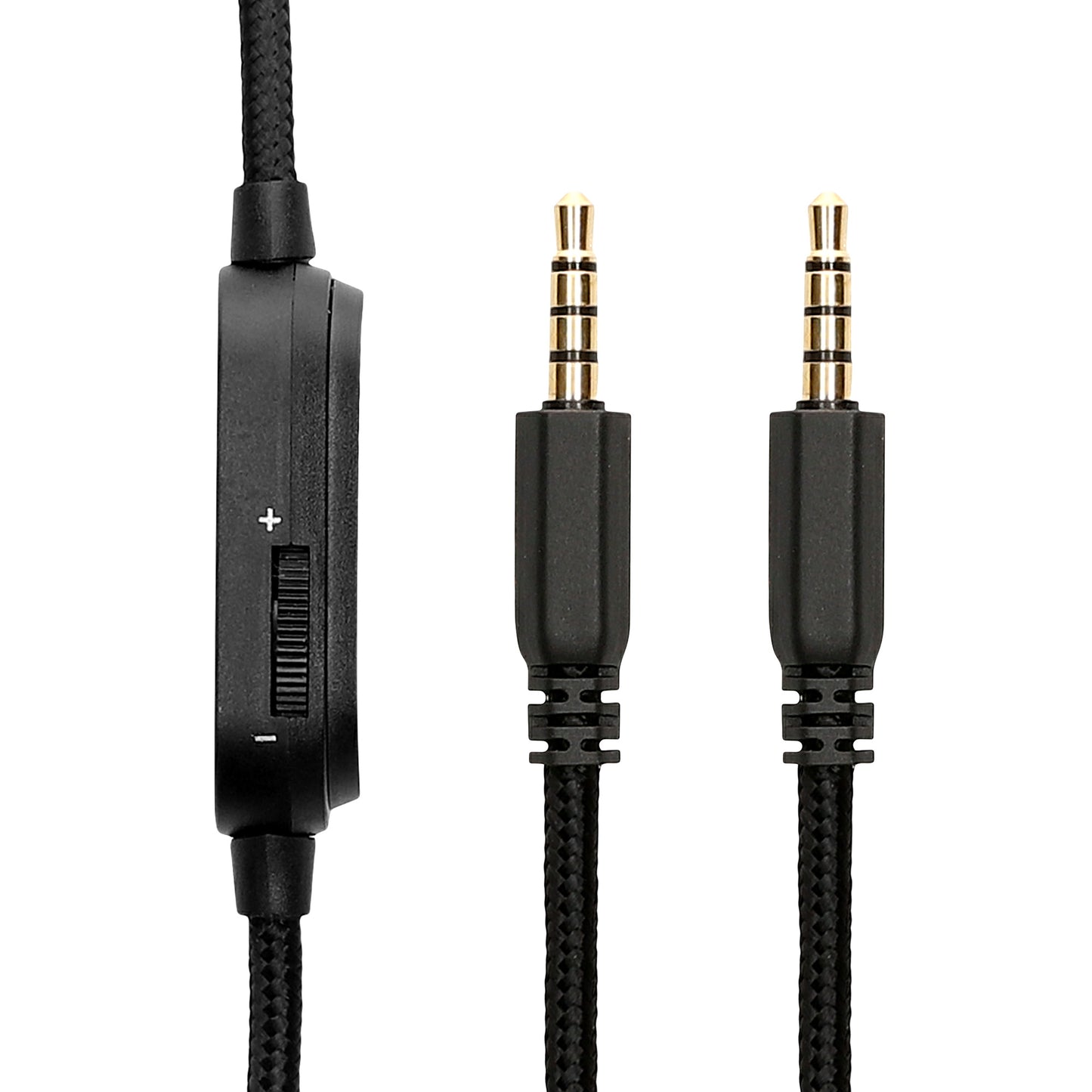 kwmobile Headphone Cable for Alienware AW920H / AW720H / AW310H / AW510H / AW988 Replacement Cable 100 cm Microphone Volume Control 3.5mm Jack