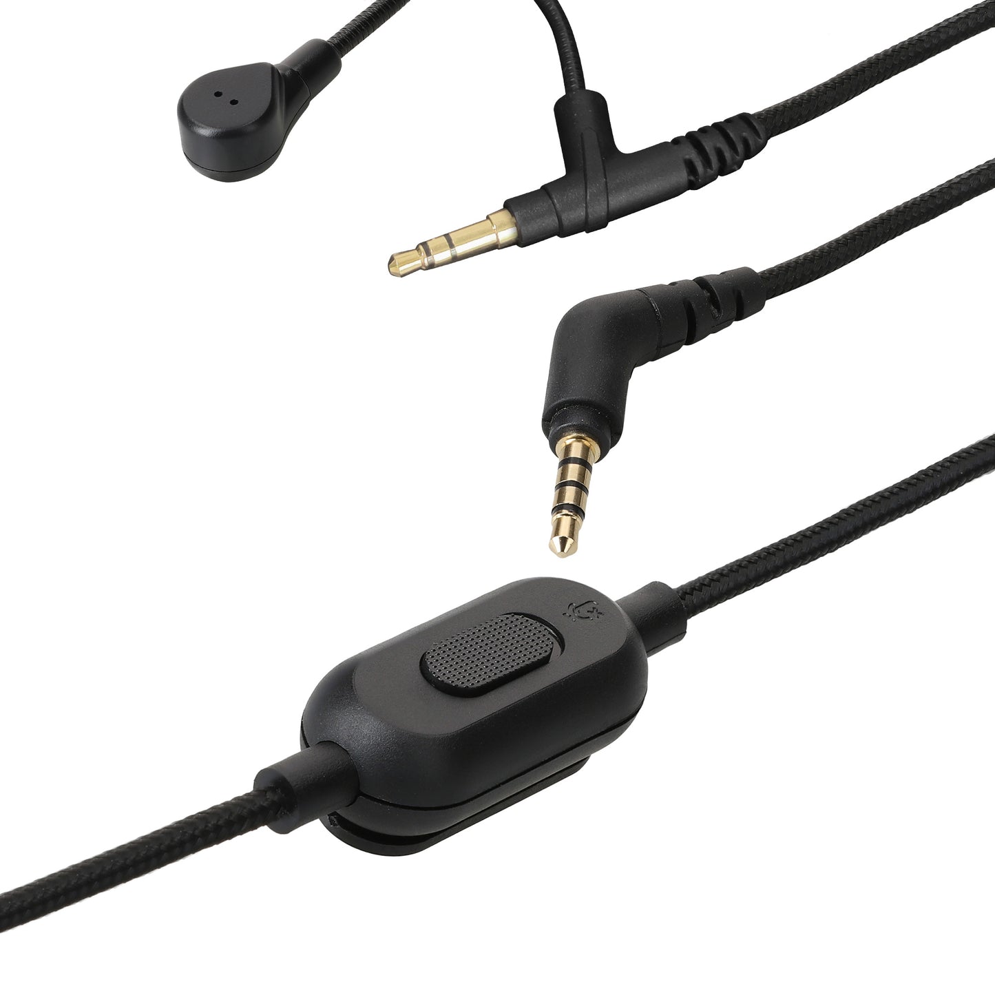 kwmobile Headphone Cable for Sony WH-1000XM5 / WH-1000XM4 / MDR-100ABN / V-MODA - Replacement Cable 200 cm Microphone Volume Control - 3.5mm Jack