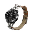 kwmobile Real Leather Watch Strap for Xiaomi Watch S1 Active / S1 Pro / S2 / S3 / Watch 2 Pro - Replacement Band for Fitness Tracker - Smartwatch Replacement Strap