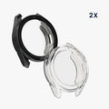 kwmobile Silicone Case for Xiaomi Watch S3 Protective Cover Full-Body Display Cover Set
