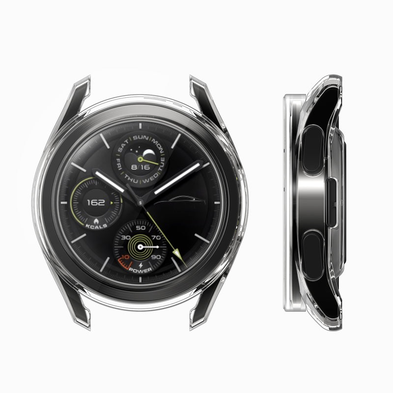 kwmobile Silicone Case for Xiaomi Watch S3 Protective Cover Full-Body Display Cover Set