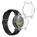 kwmobile 2x Schutzhülle kompatibel mit Huawei Watch GT4 41mm Hülle - Fullbody Cover Set aus Silikon - Transparent Transparent  [dsg01]
