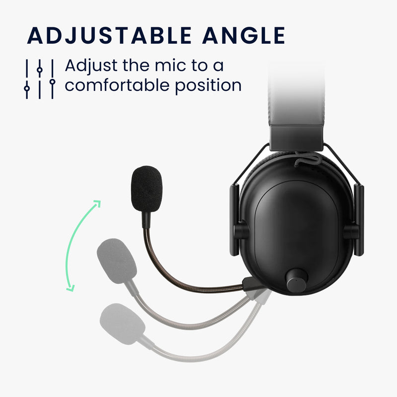 kwmobile Replacement Headphone Microphone compatible with Razer Blackshark V2 / V2 Pro / V2 SE Headset - Gaming Headphones Microphone with 3.5 mm Jack Plug