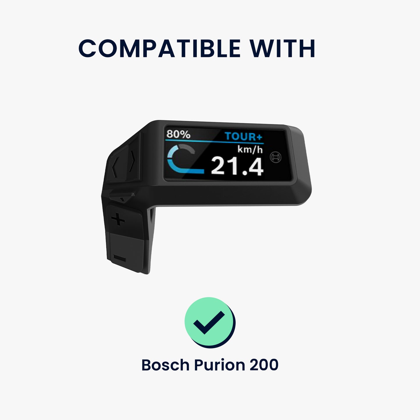 kwmobile Ebike Bicycle Computer Case compatible with Bosch Purion 200 Cover