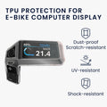 kwmobile Ebike Bicycle Computer Case compatible with Bosch Purion 200 Cover