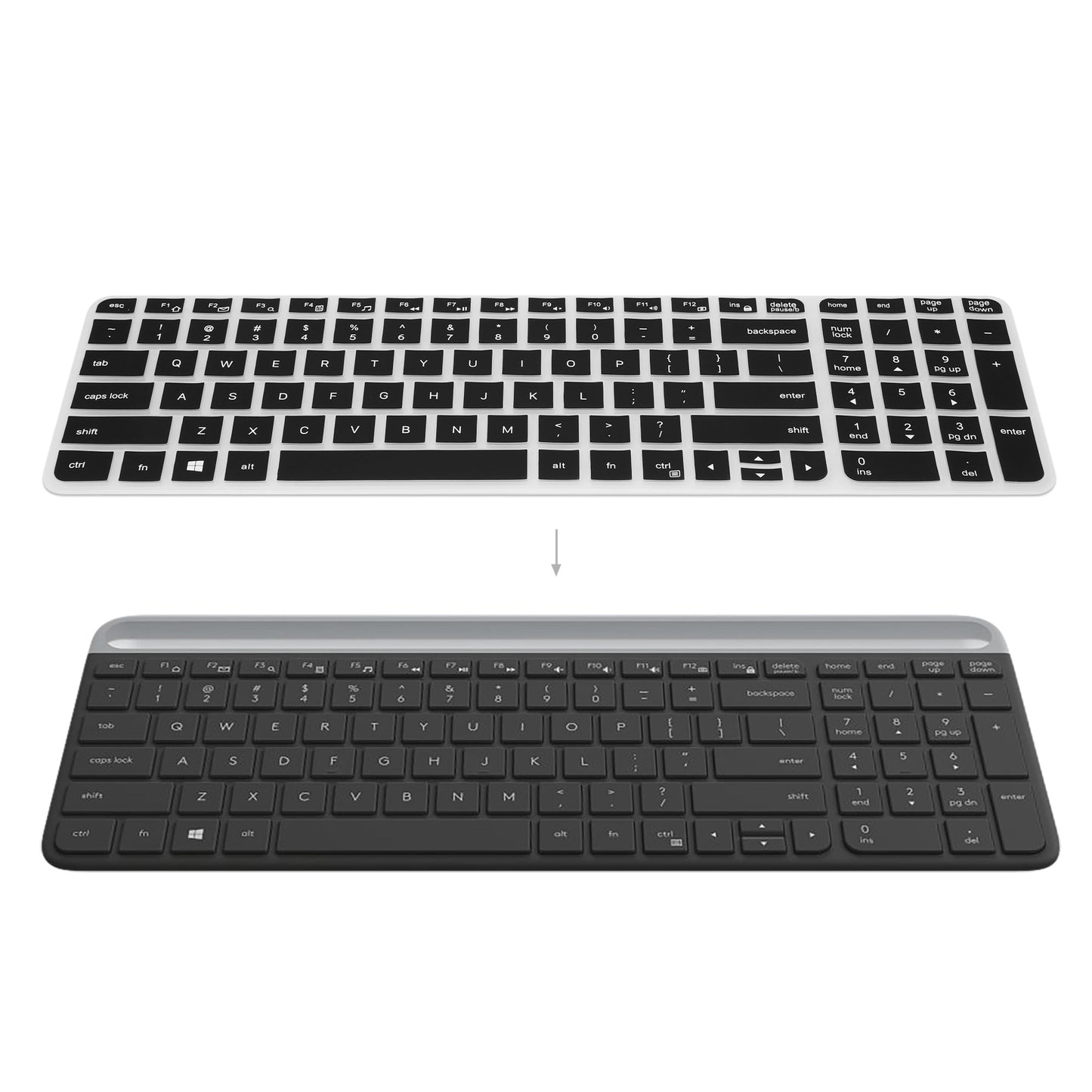 Keyboard Protector for Logitech MK470 / K580