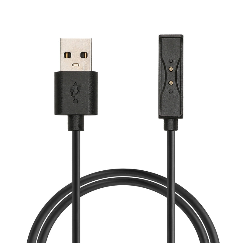kwmobile USB Kabel Charger kompatibel mit COROS Rate Monitor Ladekabel - Smart Watch Ersatzkabel - Fitnesstracker Aufladekabel in Schwarz Schwarz  