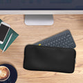 kwmobile Bluetooth Keyboard Cover compatible with Logitech K380 Case - Nylon Protective Cover for Keyboard - Nylon Bag with Zipper - Black