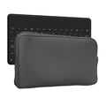 kwmobile Bluetooth Keyboard Cover compatible with Logitech KEYS-TO-GO Case - Nylon Protective Cover for Keyboard - Nylon Bag with Zipper - Dark Grey
