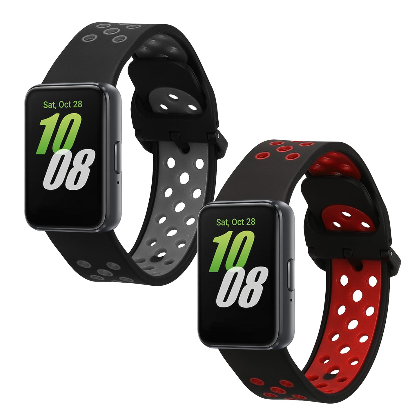 kwmobile Watch Strap for Samsung Galaxy Fit 3 Strap Fitness Tracker Band Set Replacement Strap Smartwatch