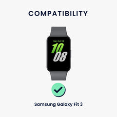 kwmobile Uhrenarmband für Samsung Galaxy Fit 3 Armband Fitnesstracker Band Set Ersatzarmband Smartwatch - [dsg02]