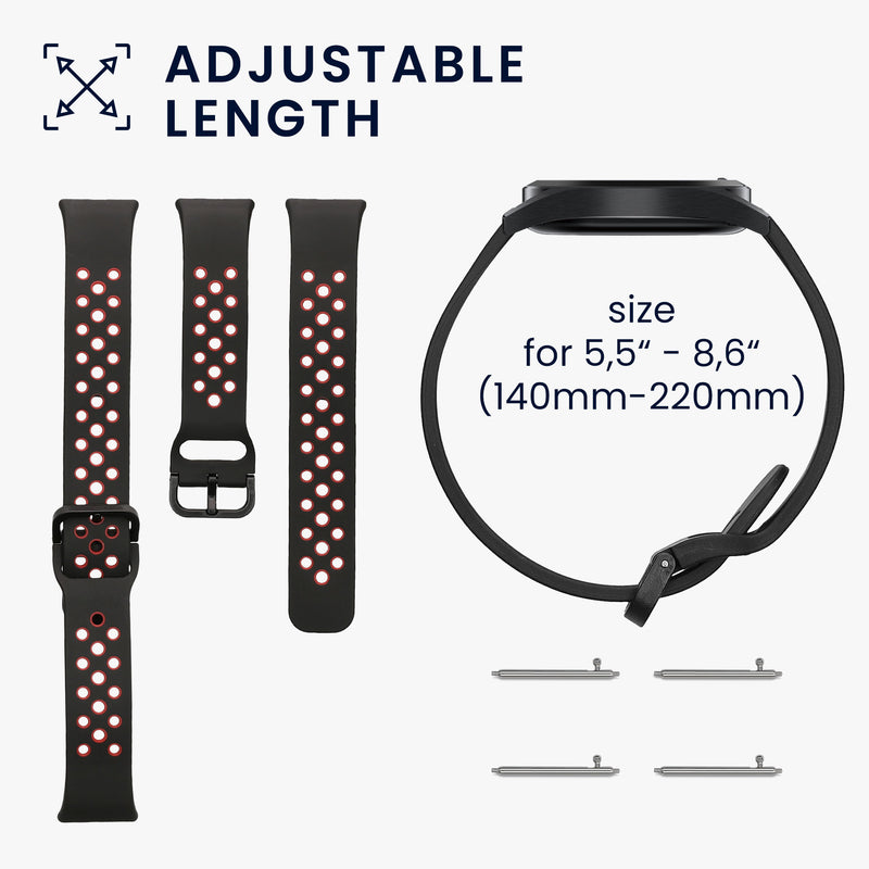 kwmobile Watch Strap for Samsung Galaxy Fit 3 Strap Fitness Tracker Band Set Replacement Strap Smartwatch