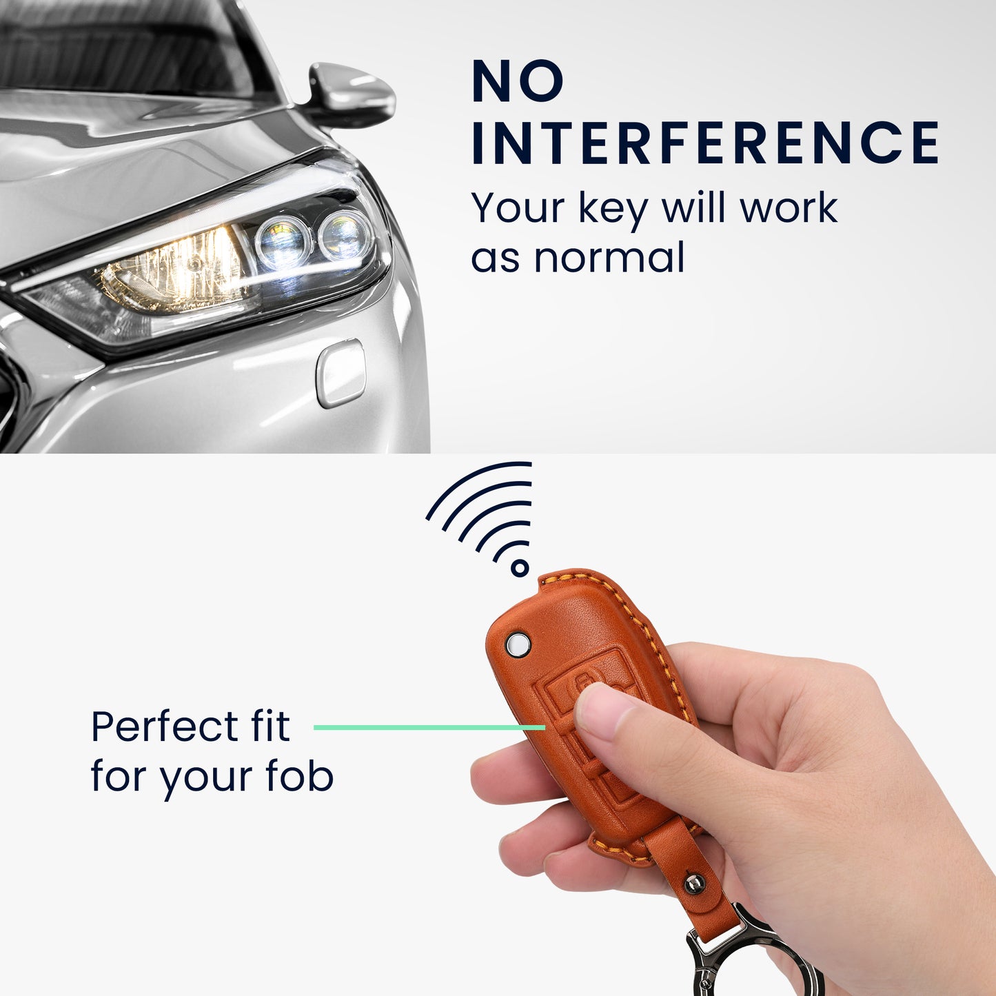 Case for Audi 3-Button Folding Key