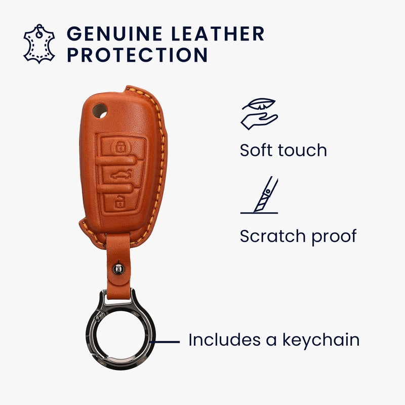 Case for Audi 3-Button Folding Key