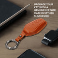 kwmobile Premium Car Key Protective Cover Compatible with BYD Atto 3 / Sealion / Han / Tang / Dolphin / Seal Case - Key Fob Cover
