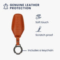 kwmobile Premium Car Key Protective Cover Compatible with BYD Atto 3 / Sealion / Han / Tang / Dolphin / Seal Case - Key Fob Cover