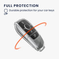 kwmobile Car Key Cover Compatible with Mercedes Benz Smart Key (Keyless Only) - Silicone Protective Case