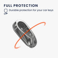kwmobile Car Key Case Compatible with Mercedes Benz 3-Button Smart Car Key