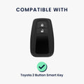 kwmobile Car Key Cover compatible with Toyota 2-Button Smart Key Car Key