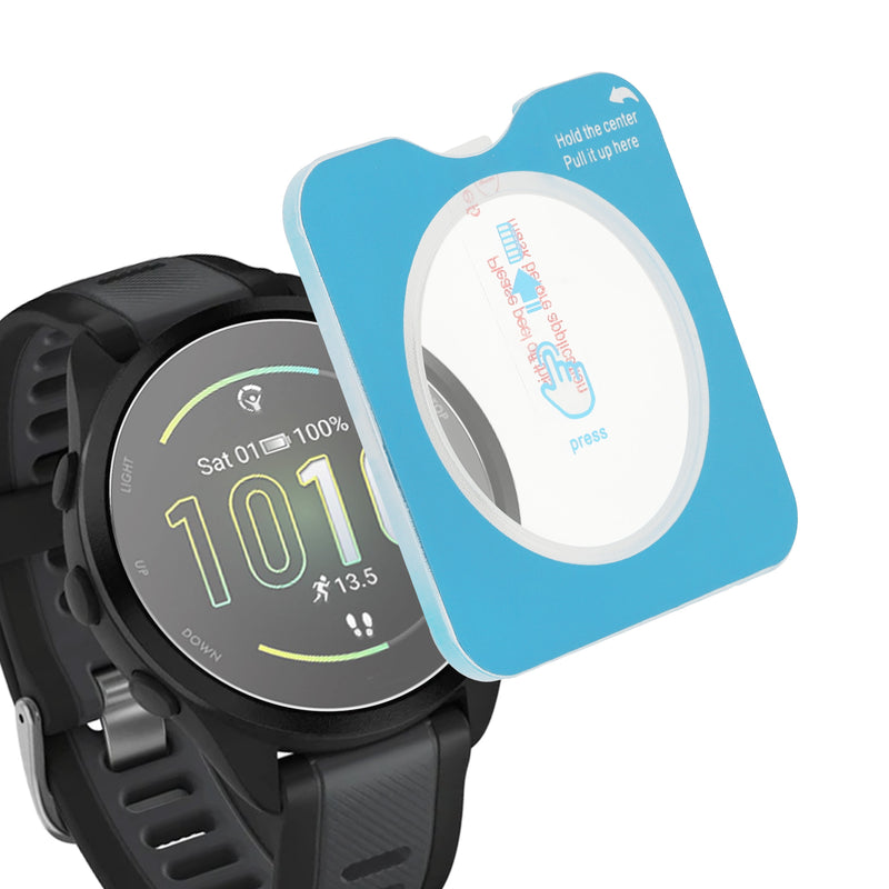 kwmobile Screen Protector compatible with Garmin Forerunner 165 / Forerunner 165 Music Protective Film for Fitness Tracker
