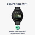 kwmobile Screen Protector compatible with Garmin Forerunner 165 / Forerunner 165 Music Protective Film for Fitness Tracker