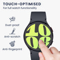 kwmobile Screen Protector compatible with Samsung Galaxy Watch 6 44mm Screen Protector for Fitness Tracker
