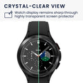 kwmobile Screen Protector Compatible with Samsung Galaxy Watch 4 Classic Film Tempered Glass Screen Protector for Fitness Tracker