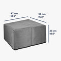 kwmobile Printer Cover Compatible with Epson Workforce WF-4820 Case - Printer Cover - Dust Cover for Printer