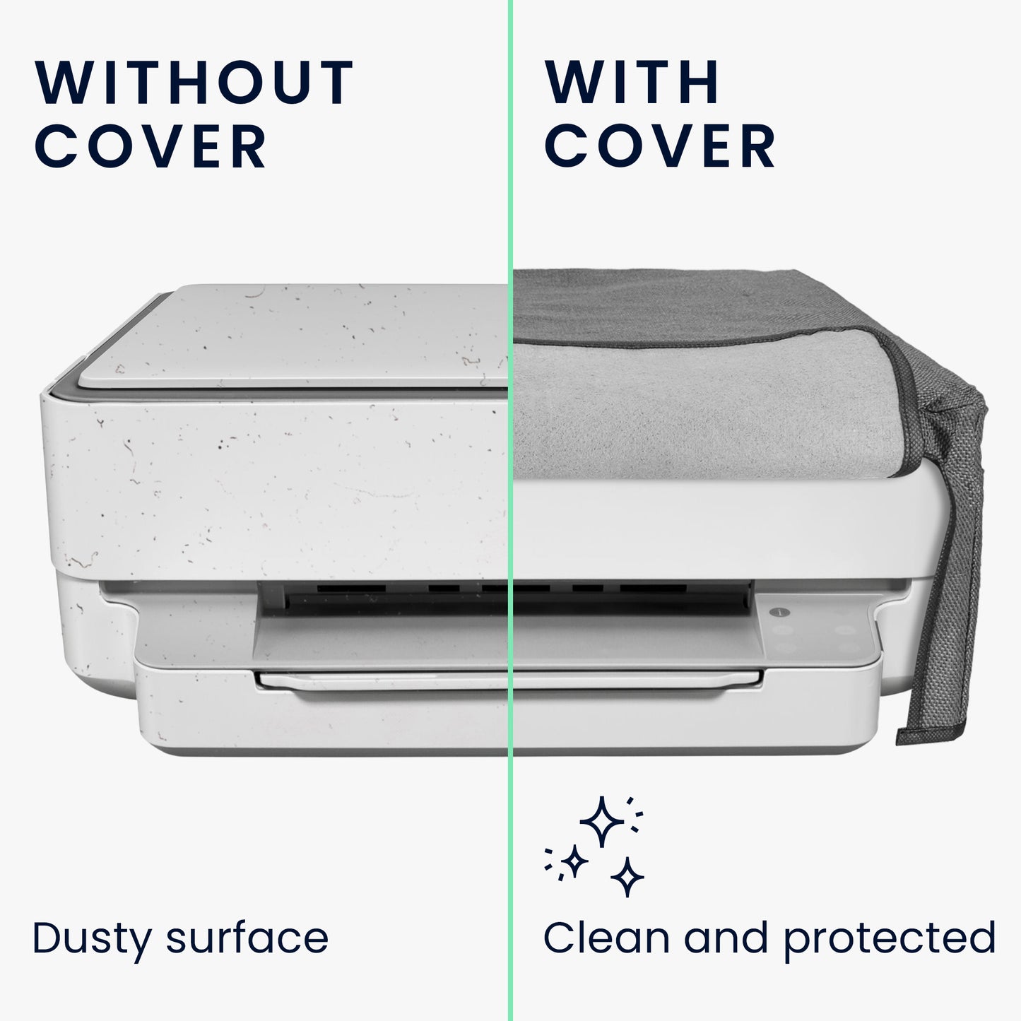 kwmobile Printer Cover compatible with HP Envy 6020e / Envy 6055e Case - Printer Dust Cover